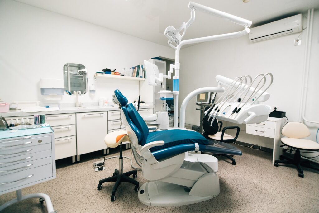 chair in dental clinic